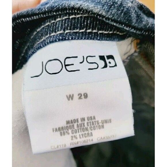 Joe's Jeans Wide Leg Phonx Denim SIZE 29 Medium Flare Boot whiskering - Picture 4 of 8